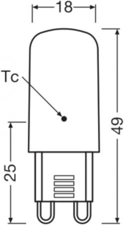OSRAM Superstar LED G9 Stiftsockel Lampe dimmbar 3W wie 30W warmweißes Licht