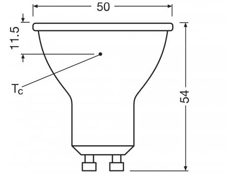 Osram GU10 LED Strahler Superstar Plus PAR16 HD LIGHTING 120° dimmbar 2700K 4,1W wie 32W CRI90  - sehr gute Farbwiedergabe