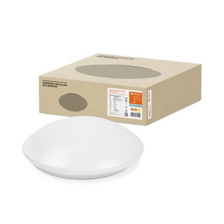 LEDVANCE Surface Circular S LED 250 SENSOR Decken-/Wandleuchte IP44 13W 3000K warmweiß