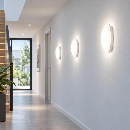 LEDVANCE Surface Circular LED 350 SENSOR Decken-/Wandleuchte IP44 18W 4000K neutralweiß
