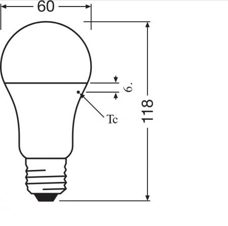 OSRAM E27 LED Leuchtmittel VALUE CLASSIC A 100 leistungsstark 13W wie 100W 3000K warmweißes Licht