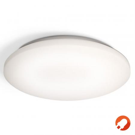 OSRAM Orbis LED Deckenleuchte mit Bewegungssensor ø30cm warmweißes Licht IP44 - spritzwassergeschützte Anbauleuchte in Weiß aus Aluminium, für Bad, Gänge und Flure