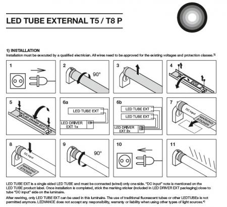 150cm Ledvance T5 G5 LED Röhre EXTERNAL HO49 26W wie 49W 840 neutralweiß dimmbar GLAS 840