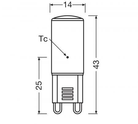 OSRAM LED PIN G9 Stiftsockel Lampe 1,9W wie 19W warmweißes Licht 2700k