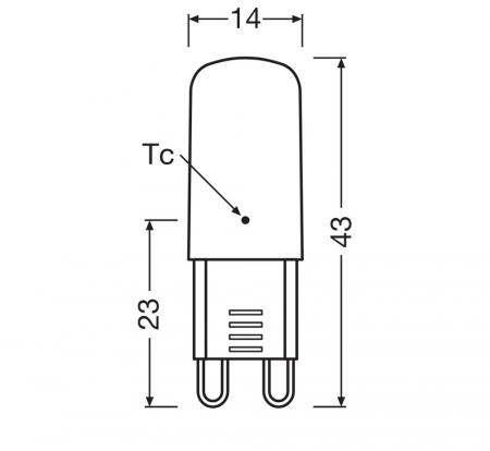 OSRAM LED PIN G9 Stiftsockel Lampe 2,6W wie 28W warmweißes Licht 2700k