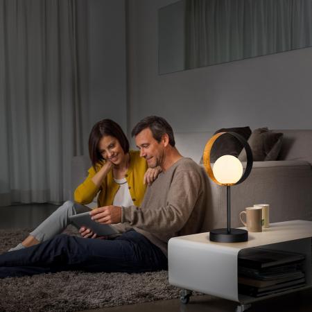 OSRAM Memphis Tischleuchte in schwarz-gold