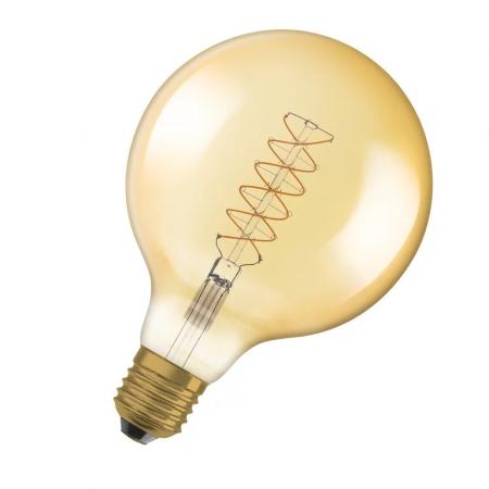 OSRAM LED VINTAGE E27 Glühlampe Globe 125 GOLD dimmbar 4,8 wie 37W extra warmweißes gemütliches Licht