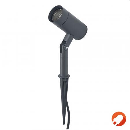 OSRAM Erdspießstrahler Endura Classic Garden Spot Spike aus Aluminium in Dunkelgrau - kann mit einfacher oder smarter Lampe bestückt werden, ausrichtbarer Leuchtenkopf, Schutzklasse IP54
