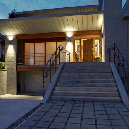 OSRAM Wandleuchte Endura Classic Square Up & Down in Weiß aus Aluminium -kann mit einfacher oder smarter GU10 Lampe bestückt werden