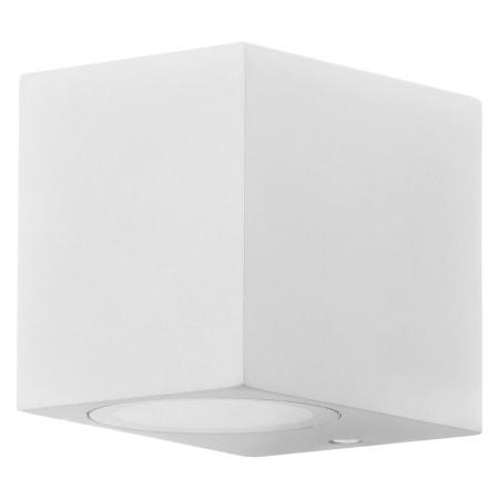 OSRAM Wandleuchte Endura Classic Square Down in Weiß aus Aluminium