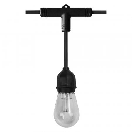 7,5m OSRAM Smart+ WiFi Outdoor Lichterkette Stringlight mit 12 LED-Lampen mit warmweißem oder buntem Licht