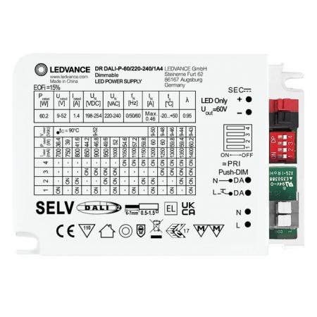 LEDVANCE LED-Treiber LED DRIVER DALI PERFORMANCE GEN 2 DR DALI - P -60/220-240/1A4