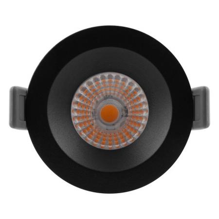 LEDVANCE Spot fix 8W 3000K LED Einbauleuchte dimmbar IP44 schwarz