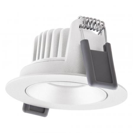 LEDVANCE SPOT ADJUST 8W 940 DIM IP20 Weiß LED Einbauleuchte 4000K CRI90 schwenkbar dimmbar - Einbaudurchmesser: 68 mm