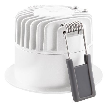 LEDVANCE SPOT DARKLIGHT 8W 930 DIM IP44 Weiß LED Einbauleuchte CRI90 3000K dimmbar - Einbaudurchmesser: 68 mm