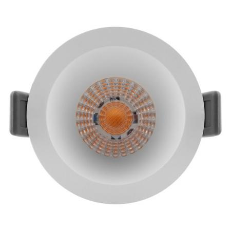 LEDVANCE SPOT DARKLIGHT SP DK FIX P 8W 940 PS DIM IP44 WT - Einbaudurchmesser: 68 mm