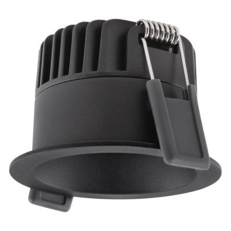 LEDVANCE SPOT DARKLIGHT SP DK FIX P 8W 927 PS DIM IP44 BK - Einbaudurchmesser: 68 mm