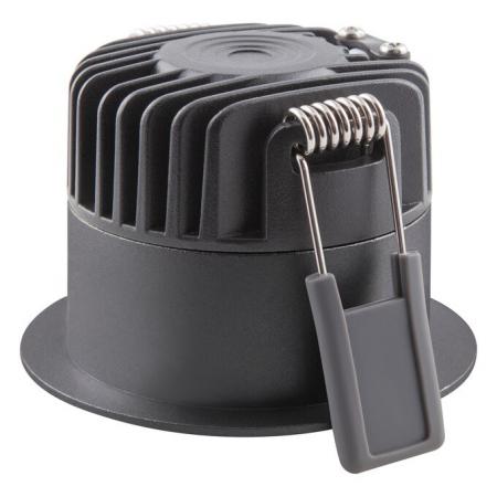 LEDVANCE SPOT DARKLIGHT SP DK FIX P 8W 927 PS DIM IP44 BK - Einbaudurchmesser: 68 mm