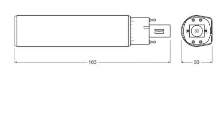 Ledvance DULUX G24q-3 LED HF & AC Kompaktlampe 10 W wie 26W 3000K warmweißes Licht EVG