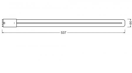 Ledvance DULUX L55 LED Stablampe HF 2G11 4Pin 25W wie 55W 3000K