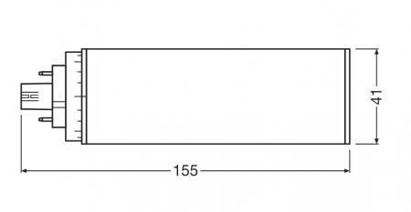 Ledvance DULUX LED T/E32 HF & AC MAINS V 16W 830 GX24Q-3  Kompaktlampe wie 32W 3000K - EVG
