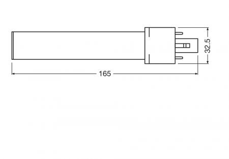 Ledvance DULUX S9 LED Kompaktlampe 2Pin G23 4W 4000K EM für KVG/VVG