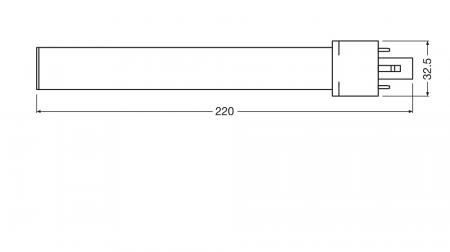 Ledvance DULUX S 11 LED 2Pin G23 6W wie 11W 4000K neutralweißes Licht EM für KVG/VVG