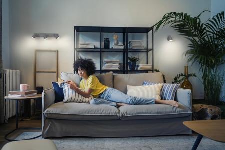 OSRAM LED Spot Pear 3er Wand- und Decken Strahler Grau - warmweiße Lichtfarbe, ausrichtbare Leuchtenköpfe, einfache Montage