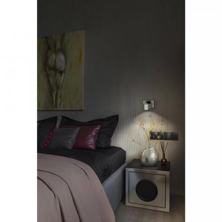 OSRAM 1er LED Wand- und Decken Strahler Decor Spot Jupiter Silber