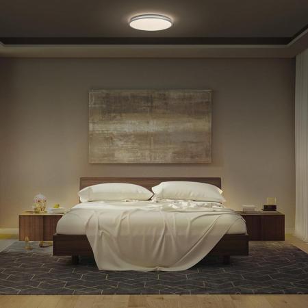 LEDVANCE ORBIS DUBLIN LED-Deckenleuchte 36W 2800lm 3000K warmweiß Ø487mm Silber