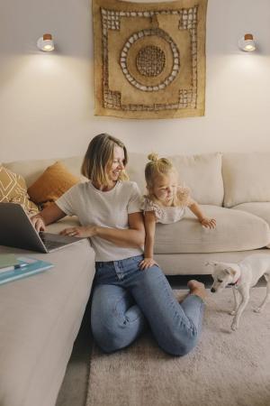 OSRAM Nachhaltiger LED Spot Cork 1er Wandstrahler Weiß