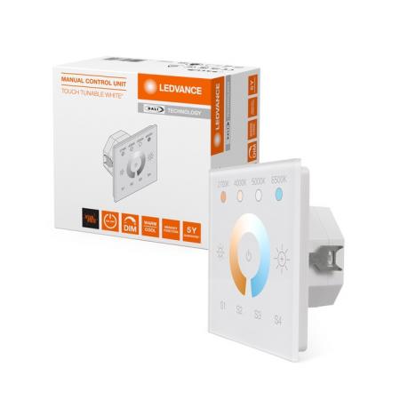 LEDVANCE MANUAL CONTROL UNIT TOUCH DALI-2 TW DALI-2 TASTER UNTERPUTZ GLAS