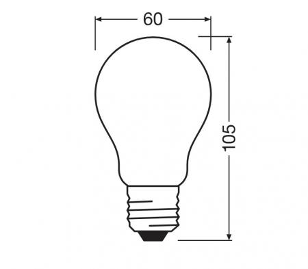 OSRAM E27 besonders effiziente LED Lampe Frosted 11,6W wie 150W 4000K neutralweißes Licht - Energie Effizienz Klasse A