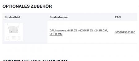 LEDVANCE SENSOR DALI-2 LIGHT/PRESENCE-24 INFRARED CEILING MOUNTING