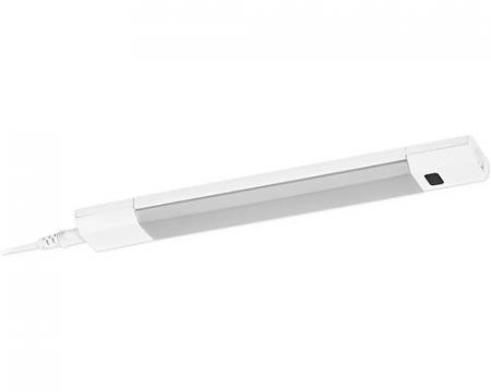 30cm LEDVANCE Linear Edge Sensor Unterbauleuchte RGBW, dimmbar, 4 W, 3000 K, warmweiß, weißes Aluminium, IP20, mit Fernbedienung