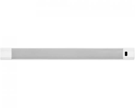 50cm LEDVANCE Linear Edge Sensor Unterbauleuchte mit RGBW dimmbar, 8 W, 3000 K, warmweiß, weißes Aluminium, IP20, mit Fernbedienung