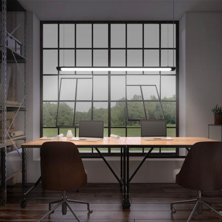 OSRAM Pendelleuchte  Office Line Slab 1.2m 40W 840 DIM Black