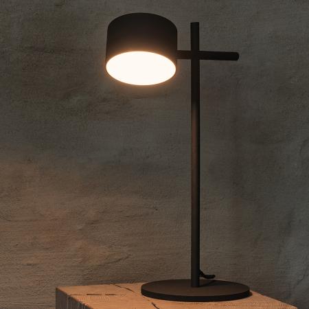 Osram Schreibtisch- und Tischleuchte Decor Kyoto aus Aluminium in Schwarz mit warmweißem Licht und beweglichem Kopf - dimmbar