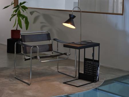 Osram Tischleuchte Decor Waist aus Stahl mit E27 Fassung in Schwarz Ø 20 cm