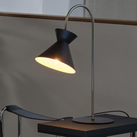 Osram Tischleuchte Decor Waist aus Stahl mit E27 Fassung in Schwarz Ø 20 cm