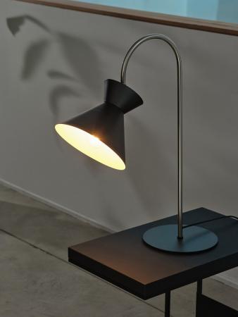 Osram Tischleuchte Decor Waist aus Stahl mit E27 Fassung in Schwarz Ø 20 cm