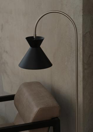 Osram Stehleuchte Decor Waist aus Stahl mit E27 Fassung in Schwarz