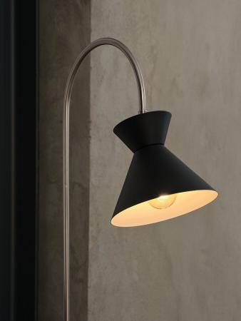 Osram Stehleuchte Decor Waist aus Stahl mit E27 Fassung in Schwarz