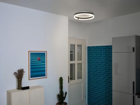 OSRAM Deckenleuchte Decor Circle in Schwarz 32 W Ø 50 cm - CLICKCCT - Sehr vielseitig durch eine wählbare Lichtfarbe