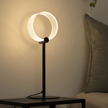 OSRAM Tischleuchte Decor Circle in Schwarz 8,3 W Ø 16 cm - CLICKCCT - Sehr vielseitig durch eine wählbare Lichtfarbe