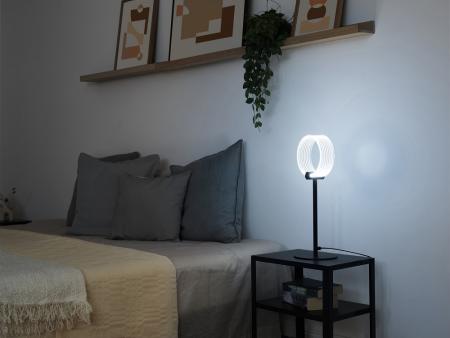 OSRAM Tischleuchte Decor Circle in Schwarz 8,3 W Ø 16 cm - CLICKCCT - Sehr vielseitig durch eine wählbare Lichtfarbe