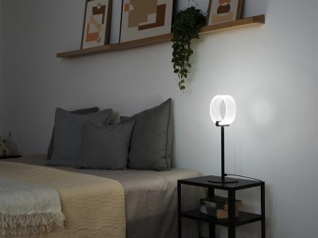 OSRAM Tischleuchte Decor Circle in Schwarz 8,3 W Ø 16 cm - CLICKCCT - Sehr vielseitig durch eine wählbare Lichtfarbe