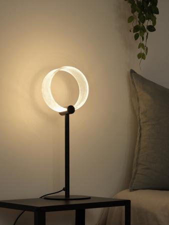 OSRAM Tischleuchte Decor Circle in Schwarz 8,3 W Ø 16 cm - CLICKCCT - Sehr vielseitig durch eine wählbare Lichtfarbe