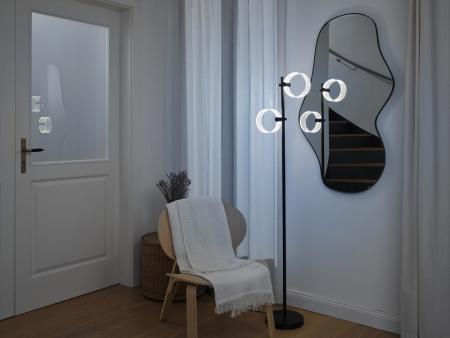 OSRAM Stehleuchte Decor Circle Floor in Schwarz 17W Ø - CLICKCCT - Sehr vielseitig durch eine wählbare Lichtfarbe