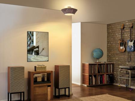 Osram Deckenleuchte Decor Stripes in Anthrazit mit E27 Fassung Ø 40,5 cm